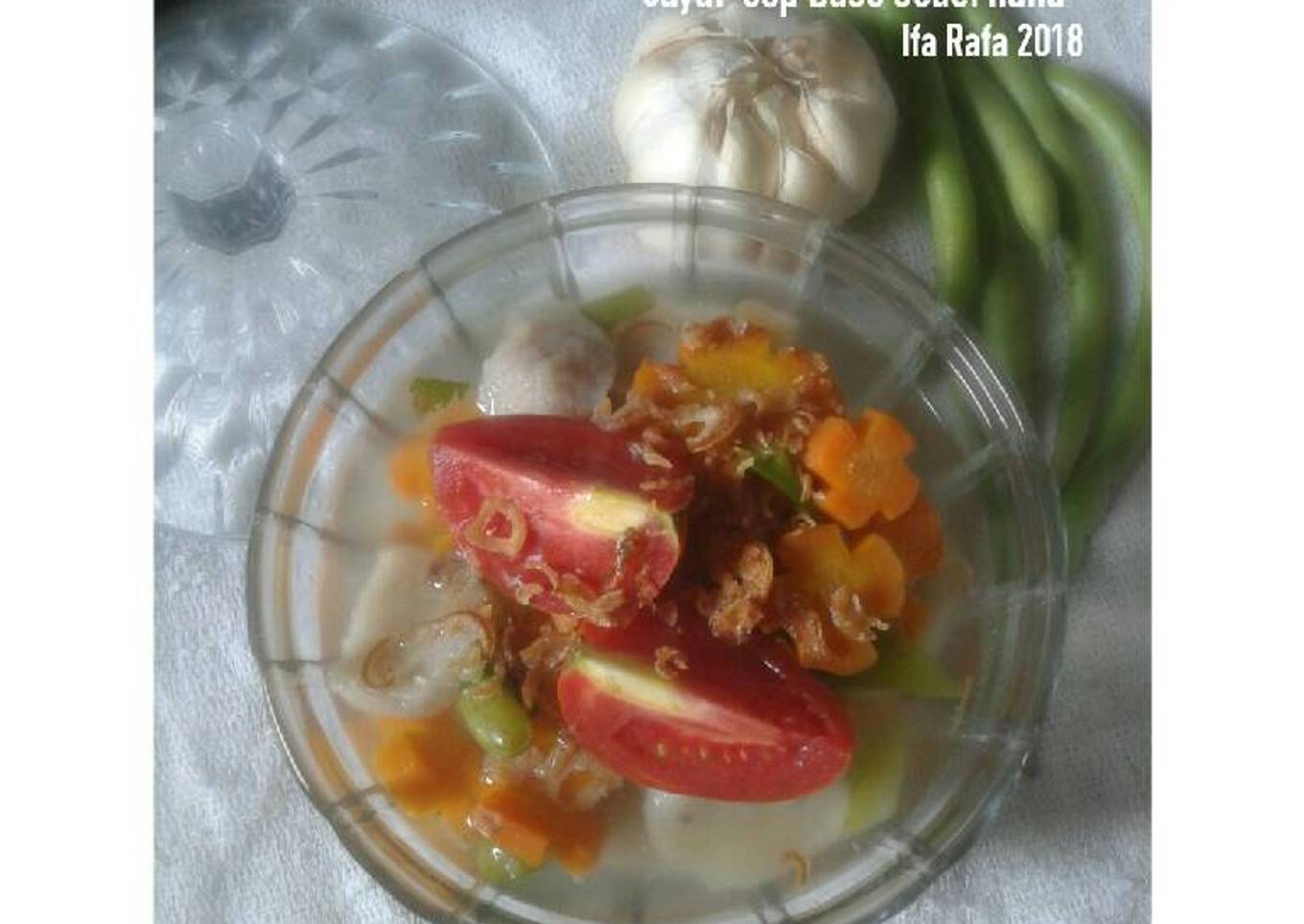 Sayur Sop Baso Sederhana (Menu Anak)