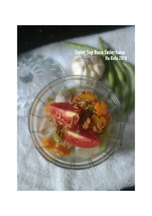 Foto resep Sayur Sop Baso Sederhana (Menu Anak)