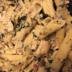 A picture of Chicken & Bacon Pasta.