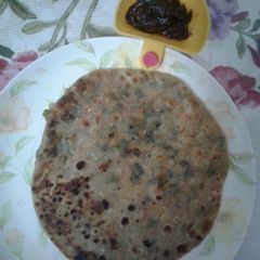 Fresh fenugreek leaves Parantha A picture of Fresh fenugreek leaves Parantha.
