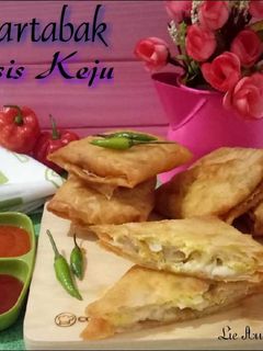 Foto resep Martabak Sosis Keju