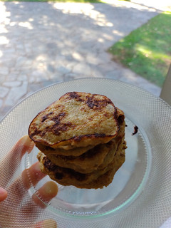 Una foto de ¡Panqueques sin harina ni azúcar!