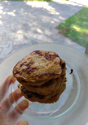 Una foto de Panqueques sin harina ni azúcar