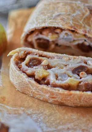 Foto di Strudel di mele e pere senza zucchero