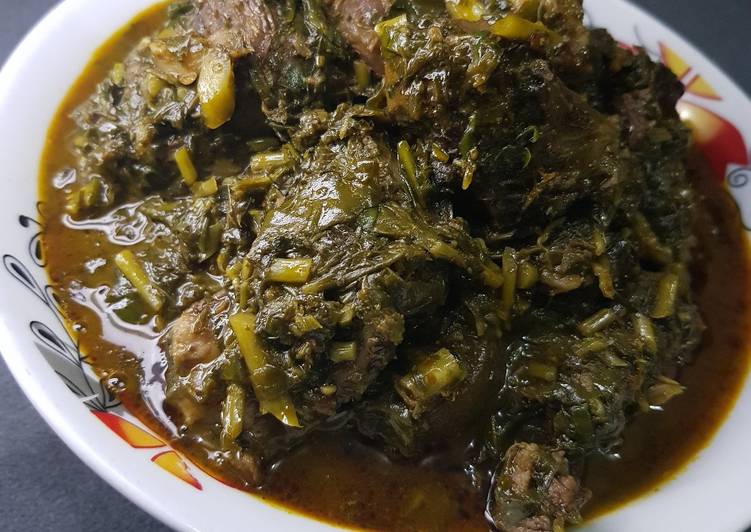 Simple Way to Prepare Perfect Afang soup