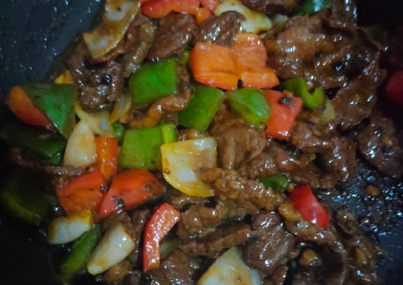 Sapi lada hitam (beef black pepper)