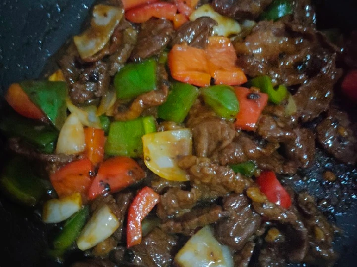 Cara Gampang Membuat Resep Sapi lada hitam (beef black pepper) yang Bikin Ngiler