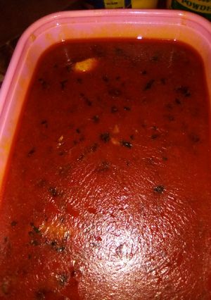A picture of Ogbolo soup.