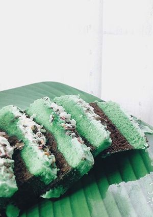 Foto resep Brownies kukus lapis, super duper guampang