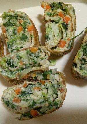 Foto resep Omelet Telur Sayuran (Diet)