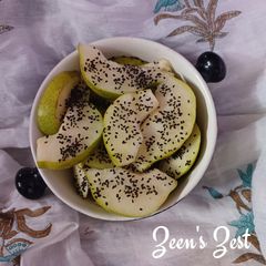 Packham Pear Salad A picture of Packham Pear Salad.