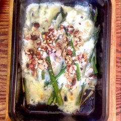 A picture of Asparagus bake.