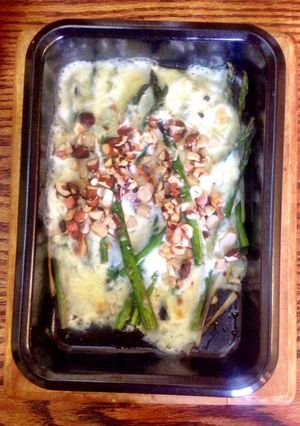 A picture of Asparagus bake.
