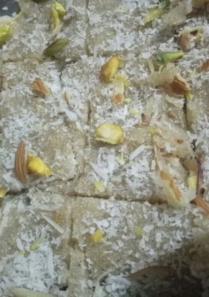 A picture of Suji ka halwa.