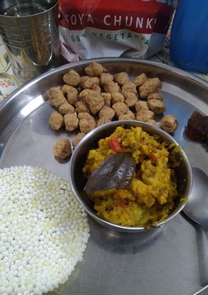 सोयाबीन खिचड़ी रेसिपी मुख्य फोटो