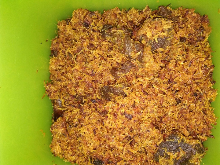 Resep: Daging dendeng ragi Praktis