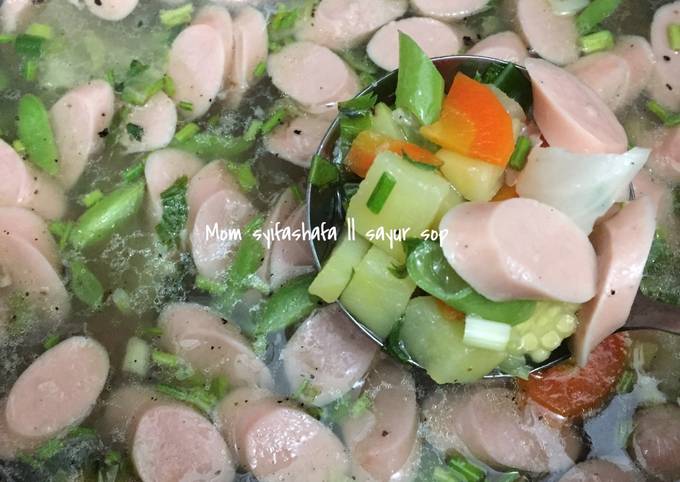 Sayur sop simple