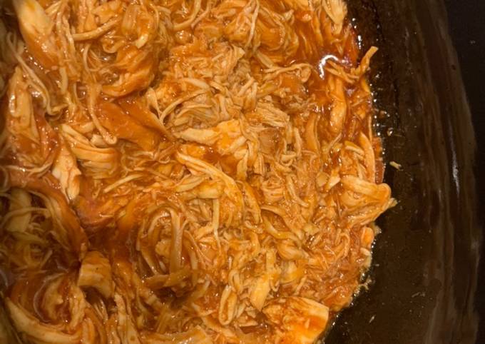 Steps to Prepare Perfect Juicy crockpot BBQ chicken