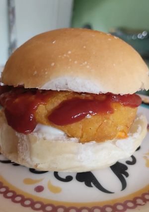 Una foto de Vada pav vegano (🌱)