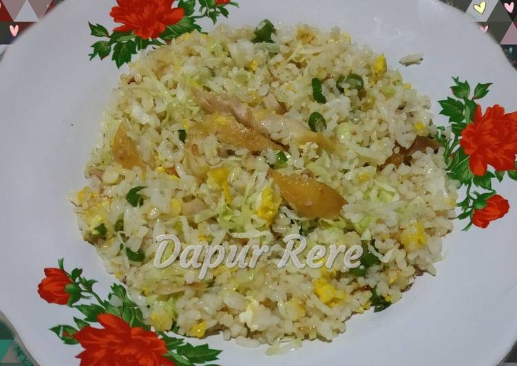 Cara Gampang Menyiapkan 13. Nasi Goreng Ayam Suwir with Vegetables ala Rere, Bisa Manjain Lidah