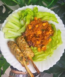 bún gạo lứt ức gà