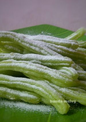 Foto resep Churros Pandan 1 Telur (#PR_SoesBukanSusi)
