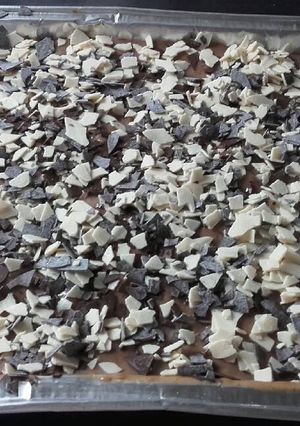Foto principal de Tarta de galletas y natillas de nutella🍪🍫