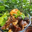 Phở khô trộn nấm đông cô (món chay)