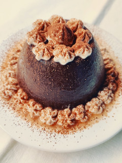Foto di Budino al cacao con yogurt alla greca
