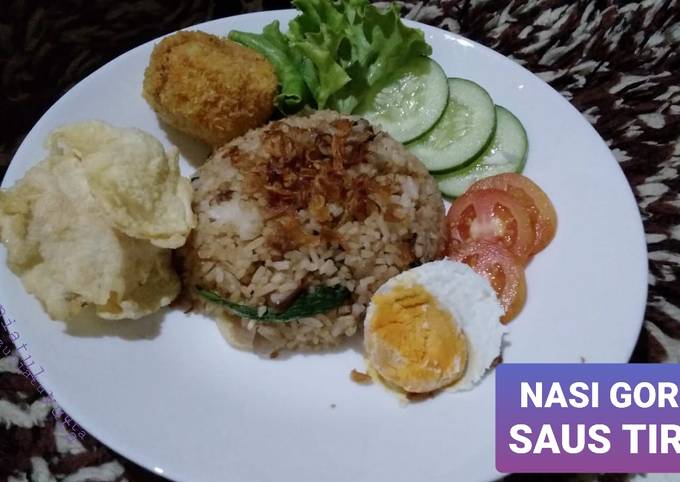 Ini dia! Resep bikin Nasi Goreng Daging Saus Tiram dijamin nagih banget