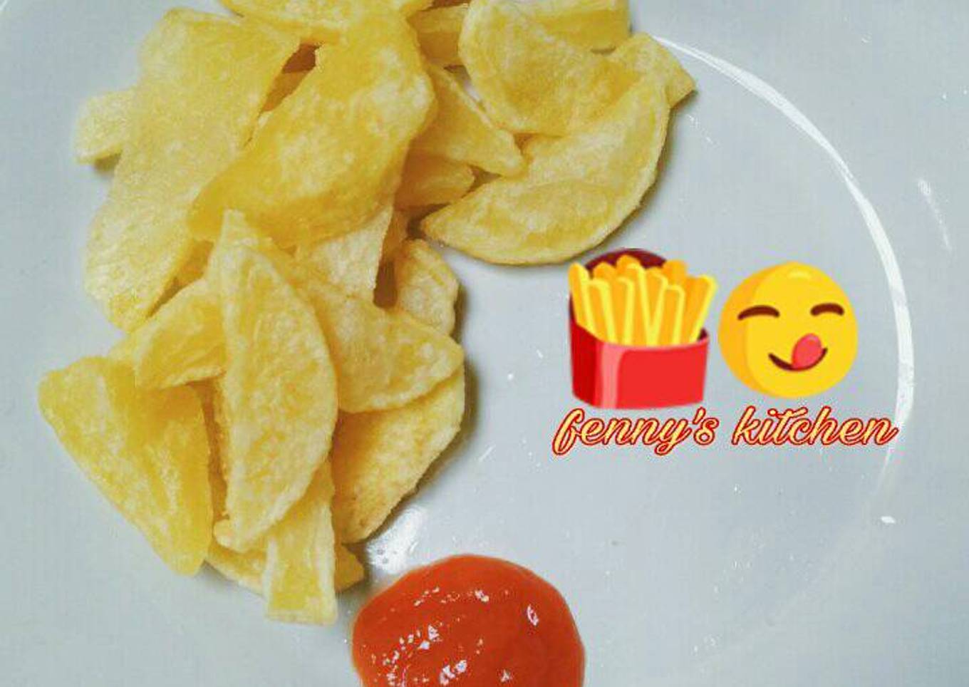 French fries������ simple 2 bahan������