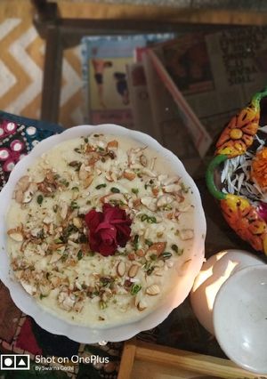 A picture of Custard apple Phirni.
