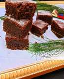 Healthy Ginger bread Brownie, Eggless
