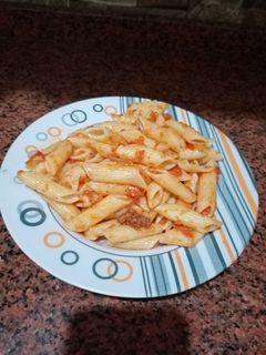 صورة لوصفة مكرونه باللحم المفرومه