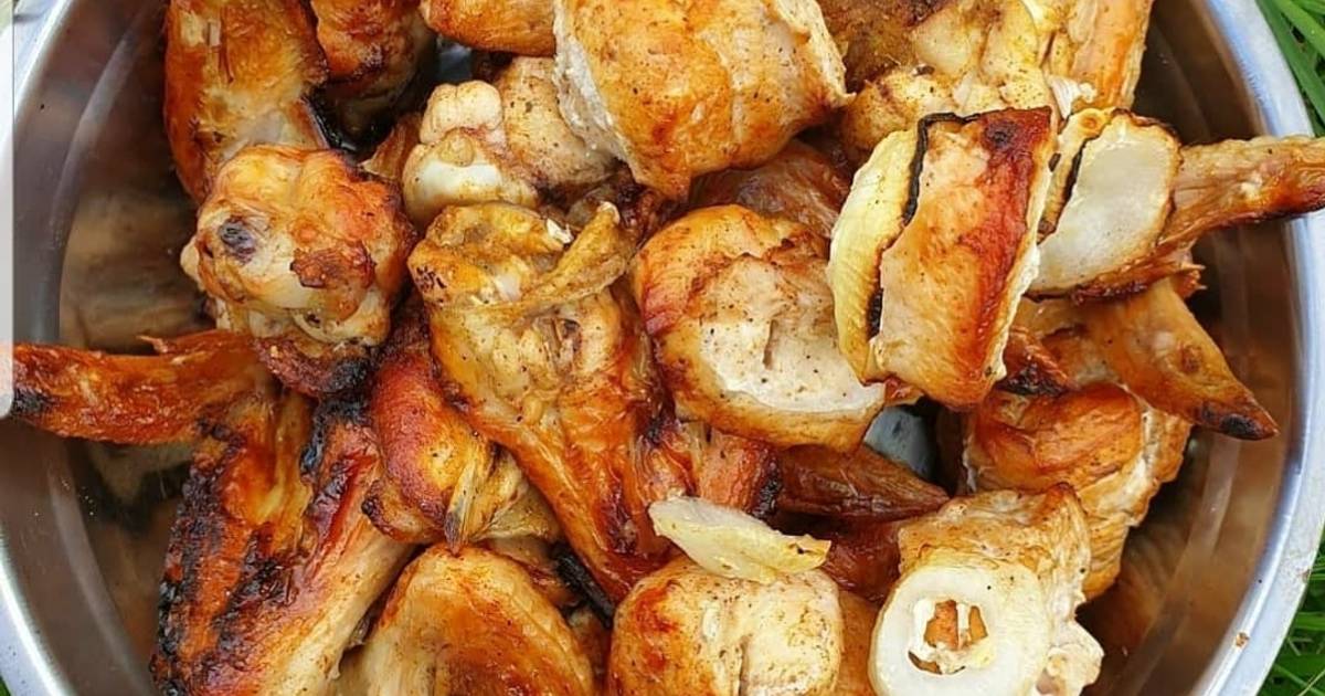 Курица На Решетке Рецепт С Фото