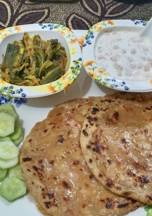 A picture of Kurkuri bhindi.