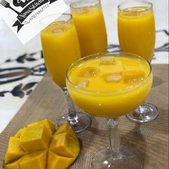 A picture of Mango juice.