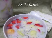 Gambar es buah leci