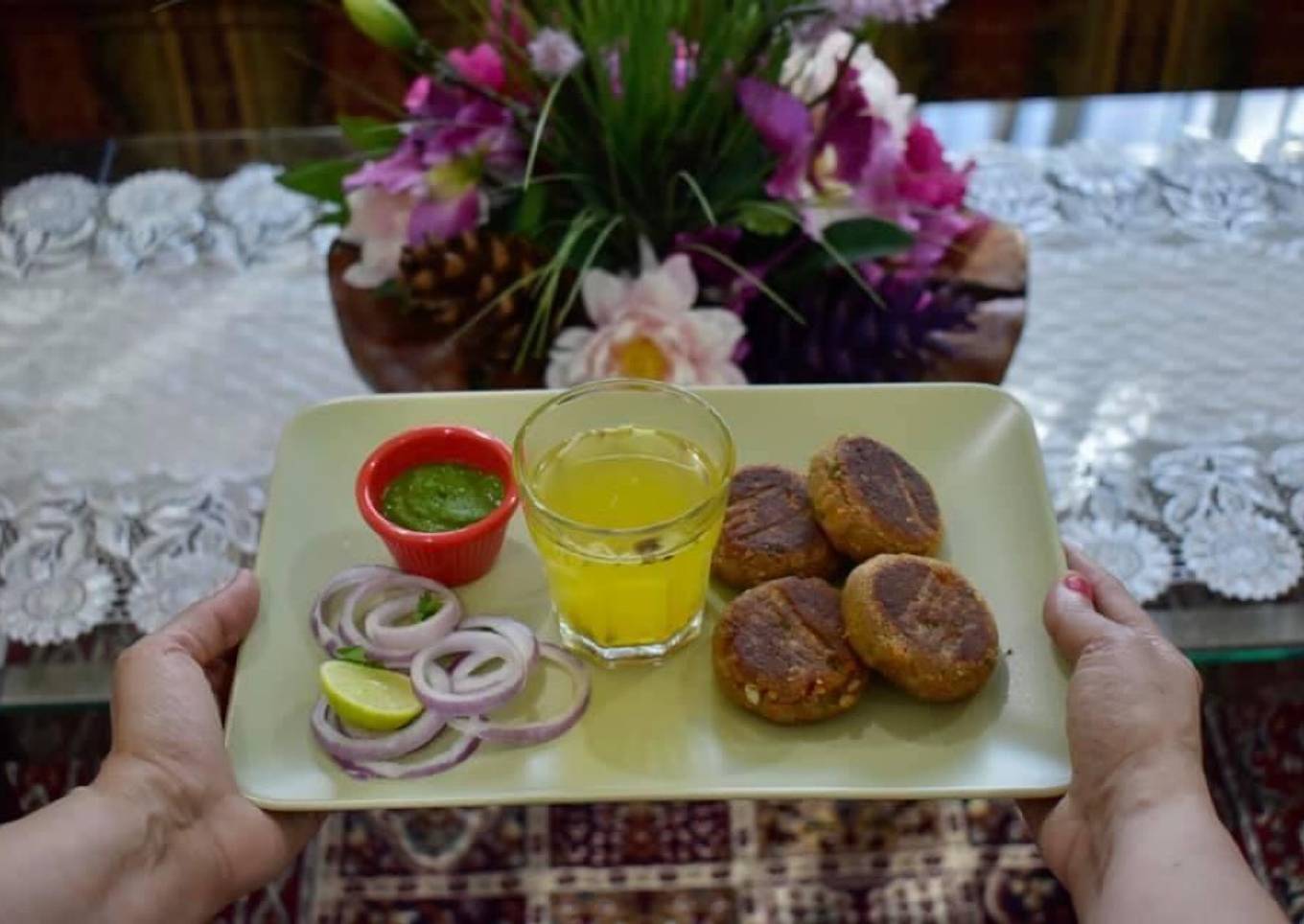 Mix Vegetable Walnut Kebab