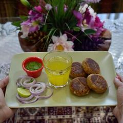A picture of Mix Vegetable Walnut Kebab.