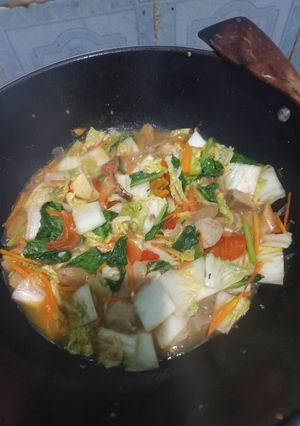 Foto resep Capcay Sawi Putih + Sosis
