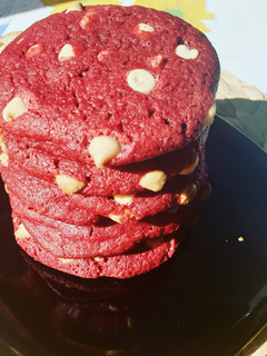 Una foto de Galletas red velvet