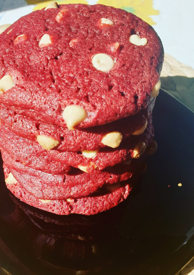 Una foto de Galletas red velvet