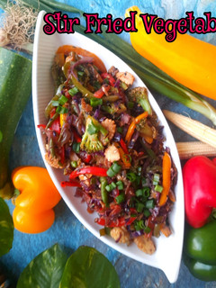 A picture of Stir Fried Vegetables.