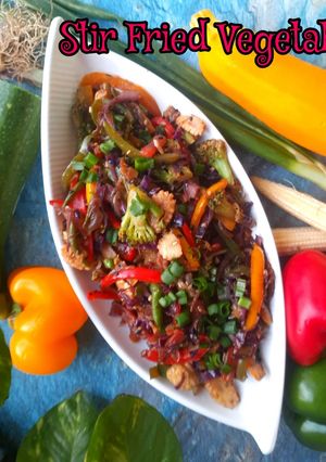 A picture of Stir Fried Vegetables.
