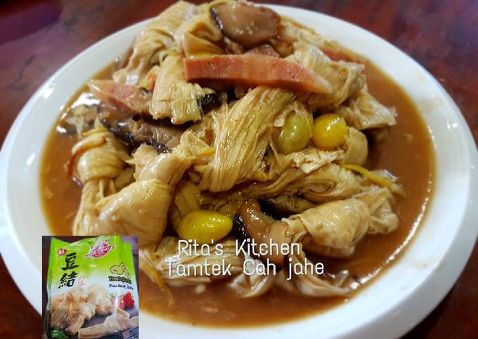 Resep 8 Kembang Tahu Cah Jahe Oleh Rita Kitchen Cookpad