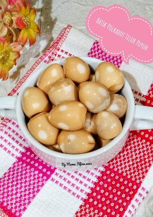 Foto resep Batik Polkadot Telur Puyuh