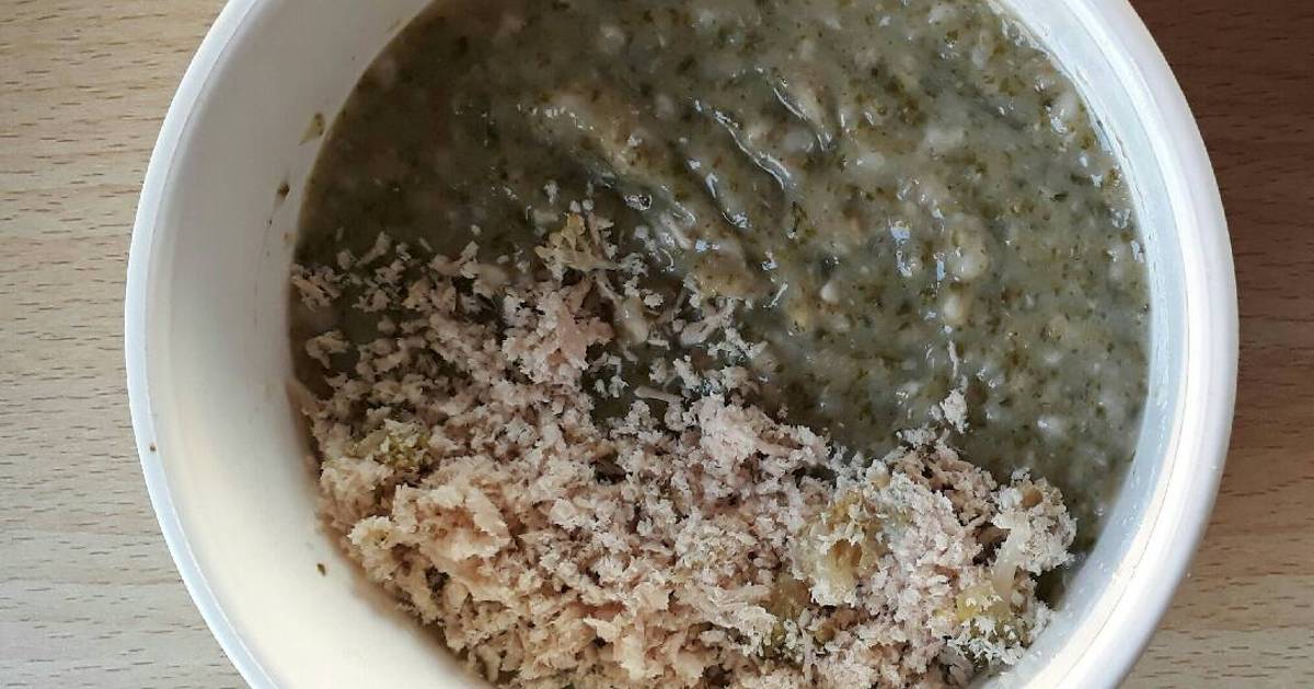  Resep  Bubur  oatmeal  bayam brokoli ayam  Mpasi oleh Melisa 