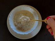 A picture of taro root vegetable