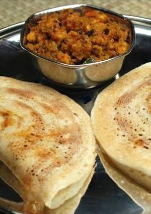 தோசை மற்றும் பிரான் தொக்கு (Dosai and prawn thokku recipe in tamil) செய்முறை முக்கிய புகைப்படம்